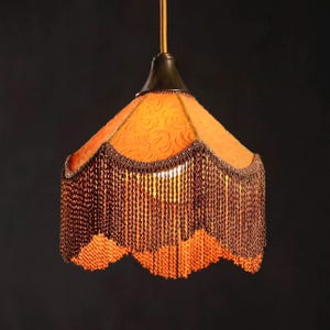 Vintage french boudoir lampshades, beautifully detailed, 1950s ( ready to use )