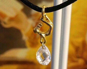 Pendentif Vintage Charles Jourdan - Danseur Acrobate - Bijou Rétro Et Unique