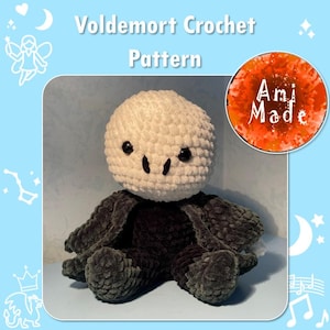 Voldemort Pdf Crochet Pattern from "Harry Potter"
