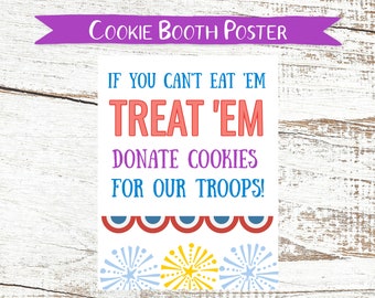 Printable Girl Scout Cookie Booth Poster for Cookie Share