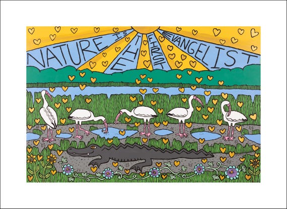 Nature is the First Evangelist Fine Art Print 8"x10"