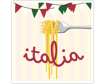 Italia Italy Sticker: Italian Theme Travel Sticker