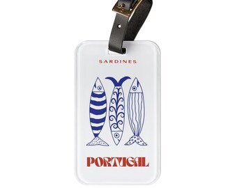 Portuguese Travel Luggage Tag - Perfect for Vacation, Summer Travel, Portugal Lovers