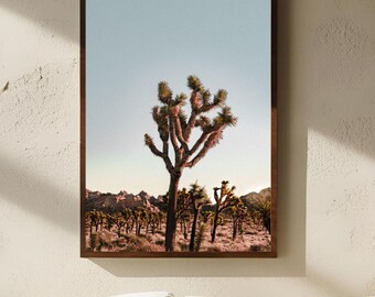 Joshua Tree California Print - Landscape Wall Art - National Park ...