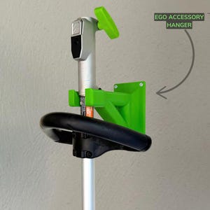 Line String Trimmer / Multi-head Holder Wall Mount Hanger – Compatible with EGO 56V + Dewalt, GreenWorks, Milwaukee, Stihl & Ryobi