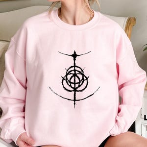 Elden Ring Icon Sweatshirt | Cool Elden Ring Hoodie for Gamers | Game Merchandise & Gifts | Funny elden ring shirt