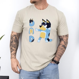 Bluey Dad Matching Shirts Rad Dad Kid Shirt Set Father Son Retro T-shirt Daddy Shirt Fathers Day Shirt Fathers Day Gifts Daddy Son Matching