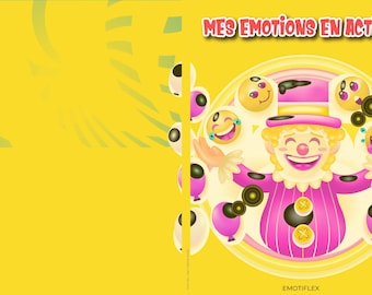 Emotion management booklet, emotion cards, kindergarten, adults and children