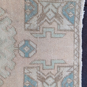 2 x 3 tapis, petit tapis, tapis de sol, 2 x 3 tapis vintage, tapis naturel, paillasson, tapis de cuisine, tapis fait main en laine beige rose, tapis décoratif 1,6 x 2,10 pi46