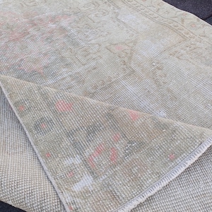 5x7 Rug,Turkish Vintage Rug,Wool Rug,Faded,Oushak Rug,5x7 Turkish Rug,Handmade Rug 5x7,Soft Rug,Area Carpet Rug,Vintage Wool Rug,4.4x7.0ft53