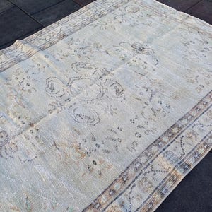5x7 Rug,Turkish Rug,Area Rug,5x7 Area Rug,5x7 Oushak Rug,Wool Rug,Living Room Rug,5x7 Vintage Rug,Handmade Rug,Anatolian Rug,Bedroom Rug,Rug