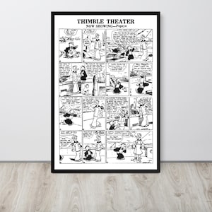 Popeye poster - Etsy 日本