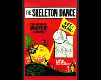 レトロアート装飾 1929 短編アニメ映画 漫画 バーンダンス 映画