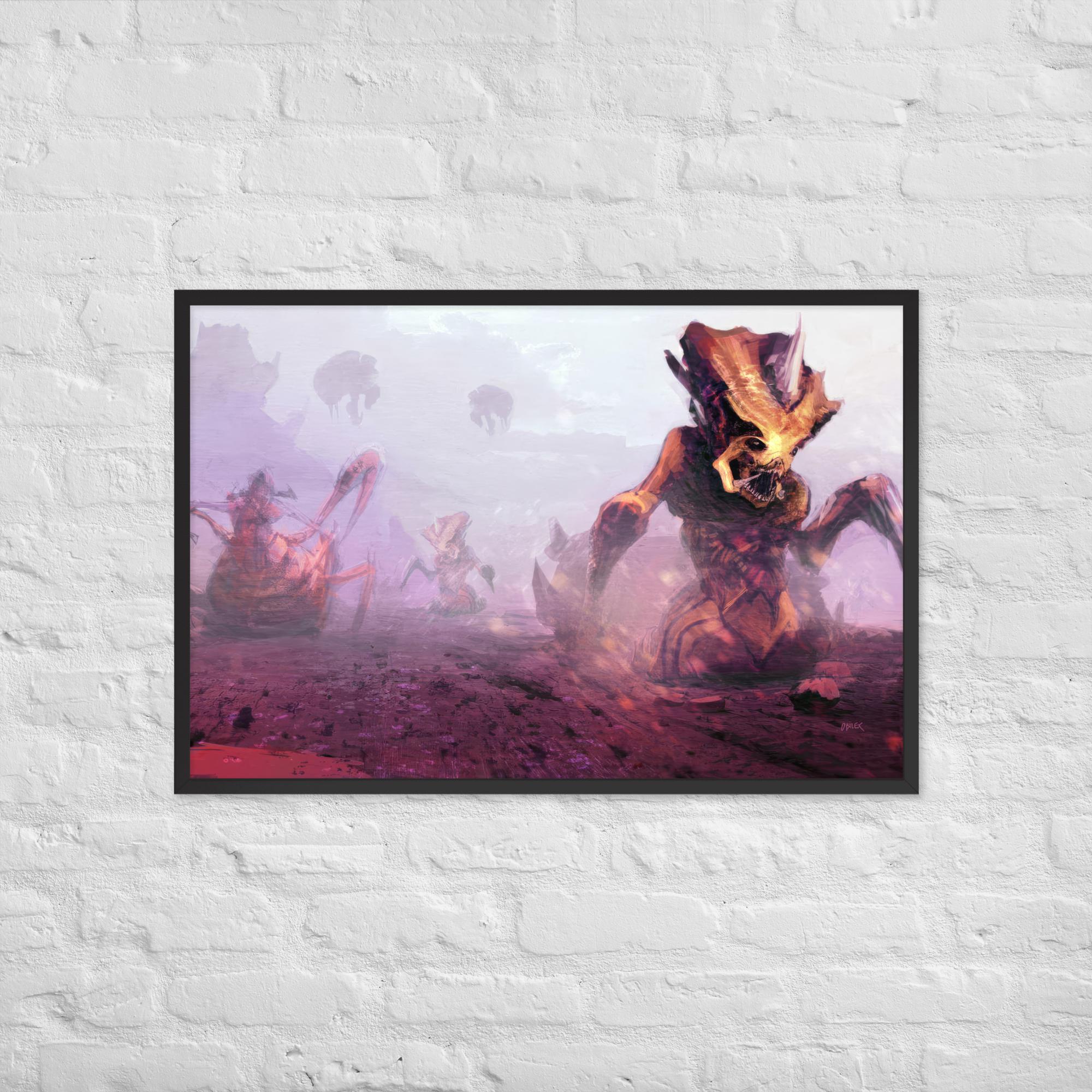 Zerg Hydralisk Digital Download - Starcraft Alien Art - Original