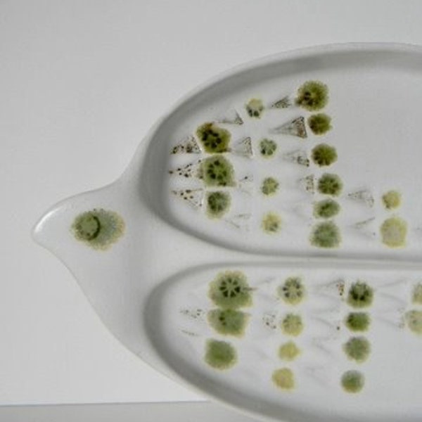 SALE - Huge Mid Century Modern Ceramic Bird Platter by David Gil