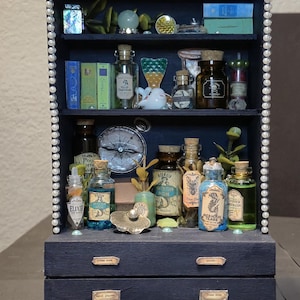 Miniature Apothecary Cabinet