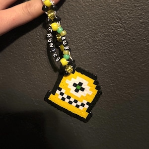 Subtronics Kandi Perler Bracelet: EDM Rave Festival Accessory| Cyclops Army|