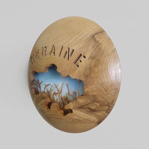 3D LED Licht Karte der Ukraine, LED warmes Licht, Holz Wanddekor, Holz Wohnkultur, Nachtlicht im Schlafzimmer, Holz Geschenk, Housewarming Geschenk