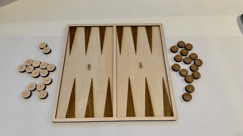 Laser Cut Backgammon Board Game (digital Files) - Etsy