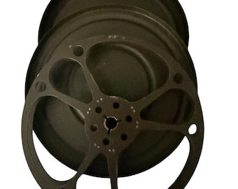 Vintage Film Reel and Canister - Choice of One - 5" Metal Reel