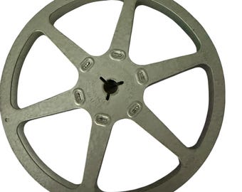 Vintage Film Reel and Canister - Choice of One - 5" Metal Reel