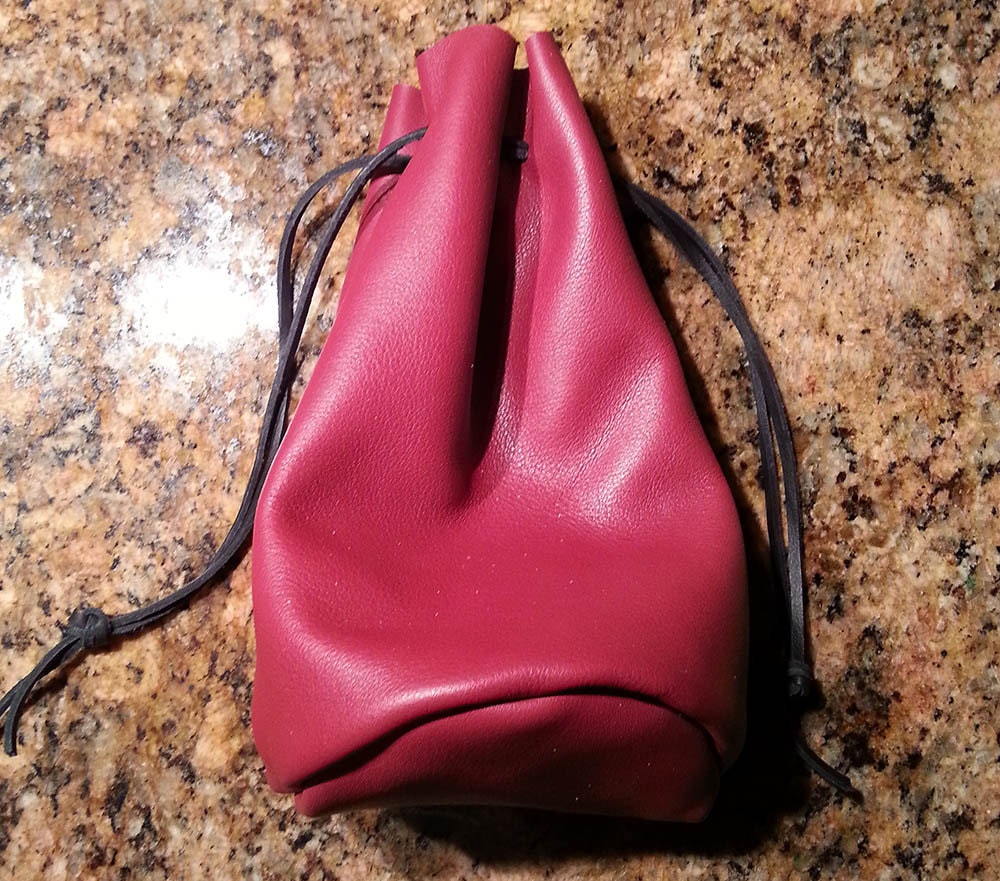 Large Leather Dice Bag Etsy