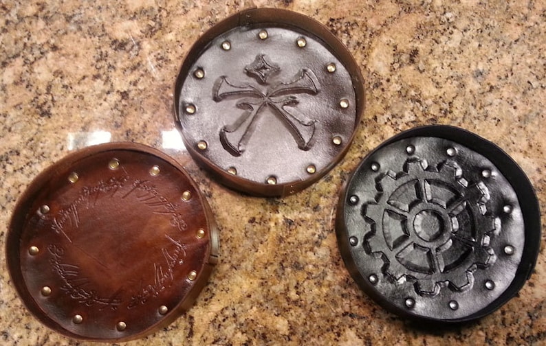 Custom Leather Dice Trays