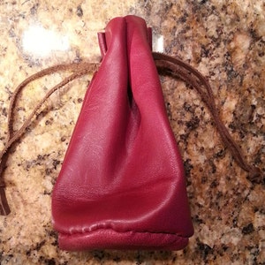 Leather Dice Bag