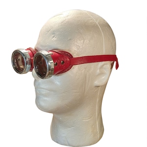 Steampunk Leather Welding Goggles