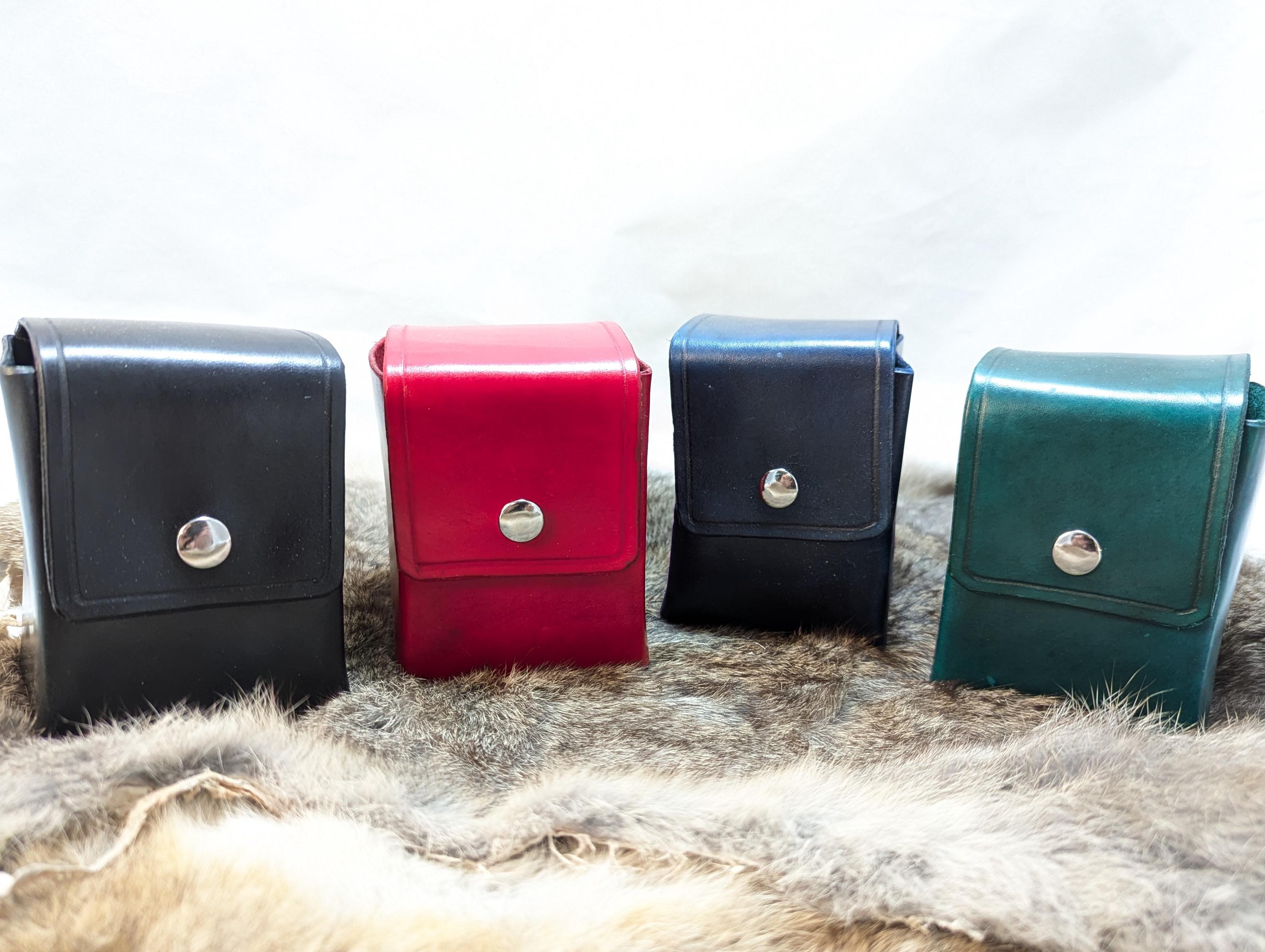 Leather Deck Box With Belt Clip - Etsy Leather Deck Box With Belt Clip - Etsy