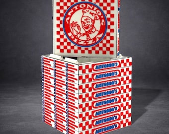 MTG Commander Deck Box: Pizza Box Stack Card Storage, Double