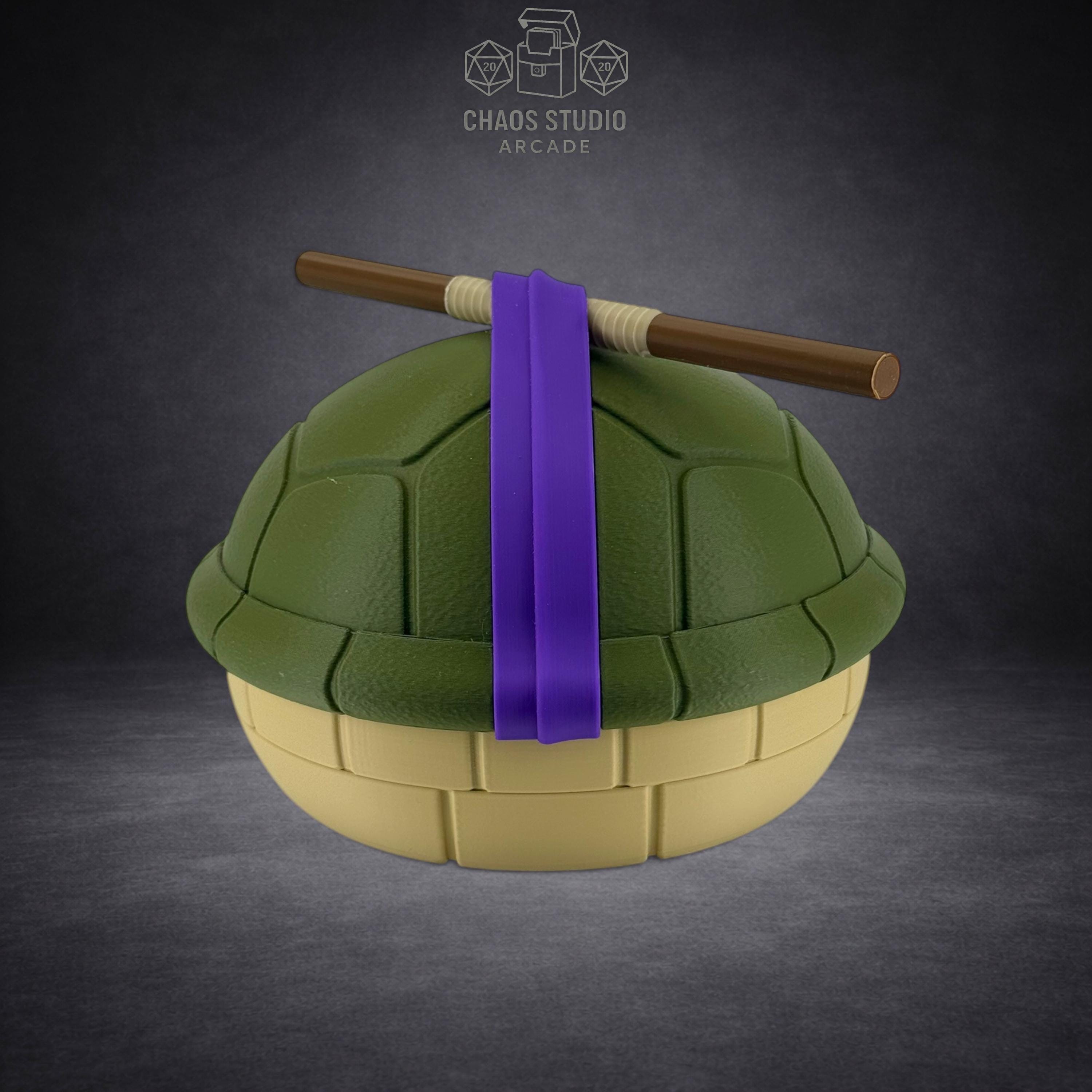 Turtle Shell Shaped MTG Commander Deck Box | EDH Card Storage for