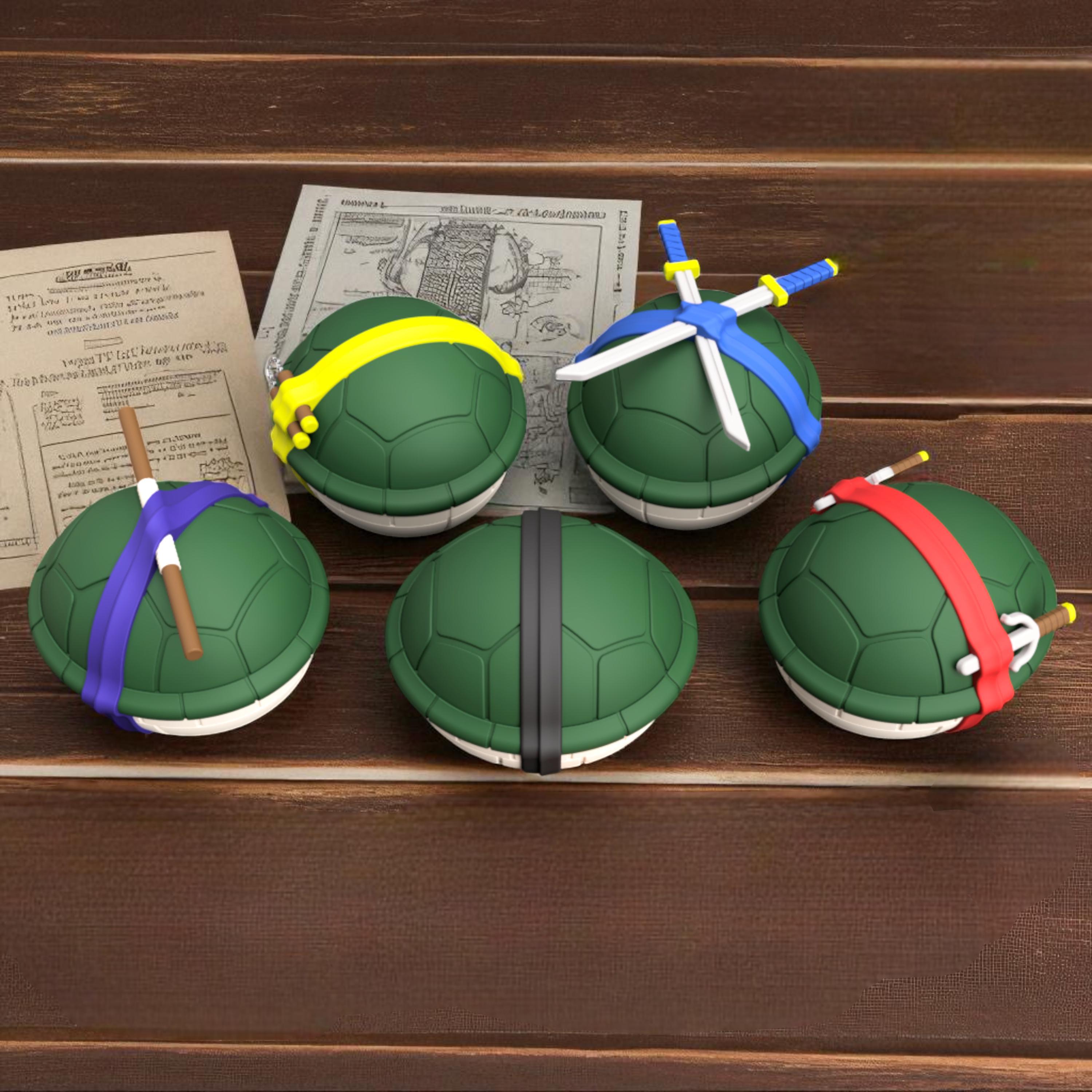 Turtle Shell Shaped MTG Commander Deck Box | EDH Card Storage for