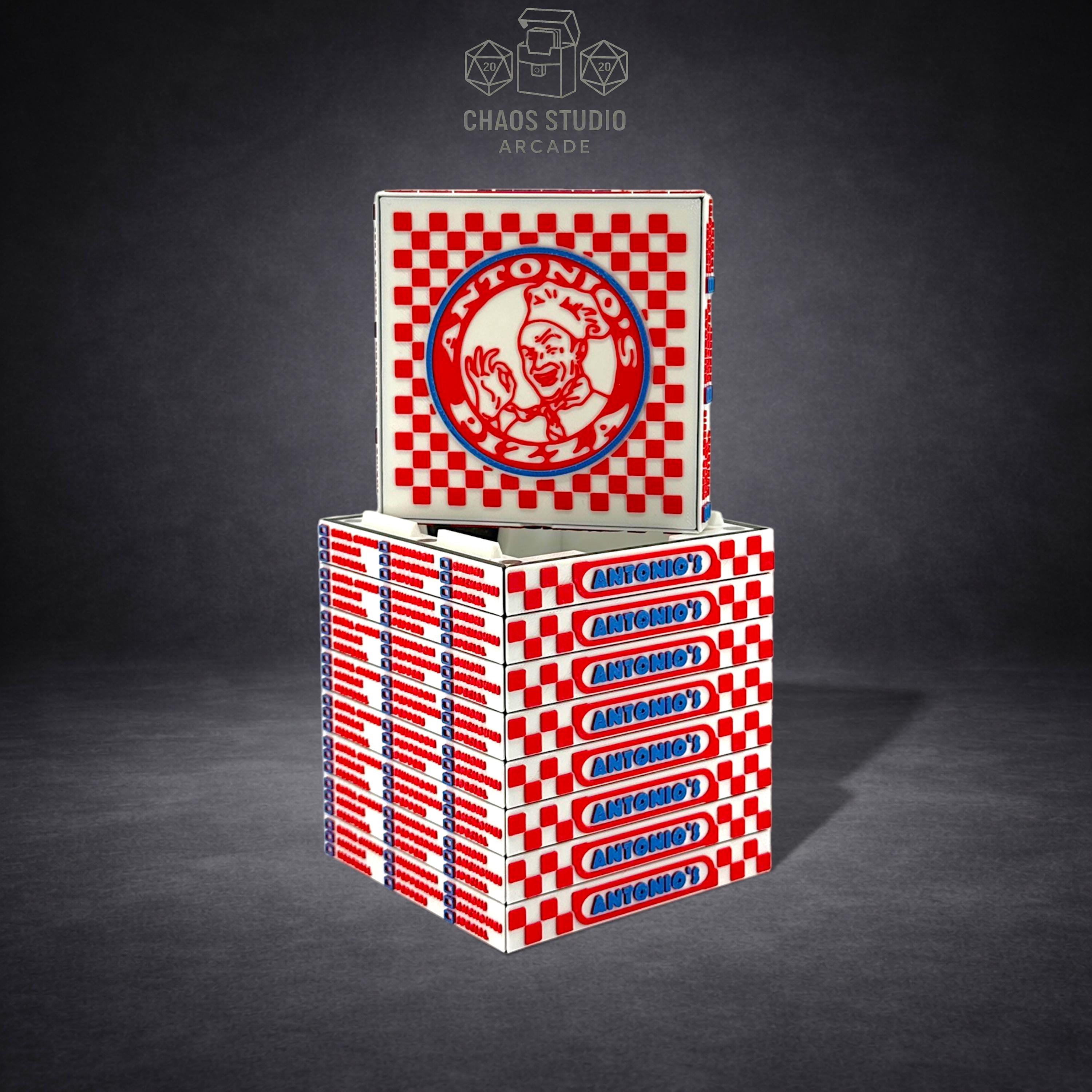 テミン MORPH スクラッチ トレカ セット MTG Commander Deck Box: Pizza Box Stack Card Storage, Double