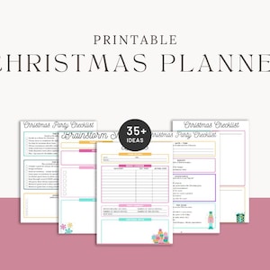 Ultimate Christmas Planner 2024 | Holiday Organization PDF | Gift Checklist, Budget Tracker, Meal Planner, Digital Download