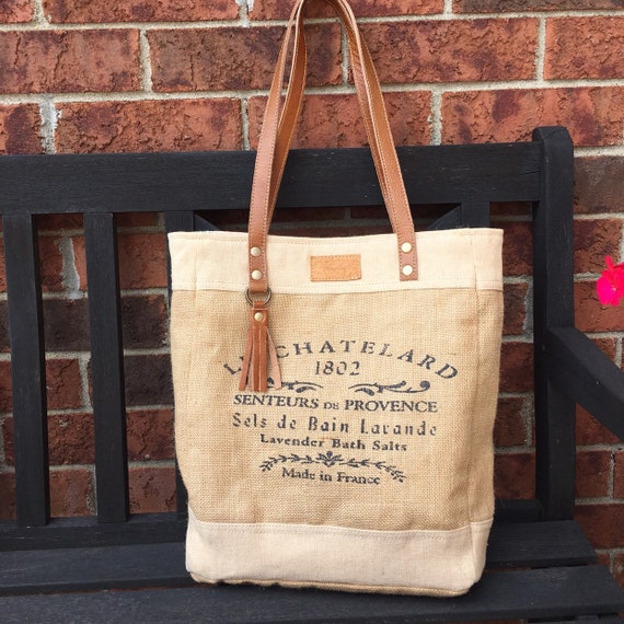 Myra Bag Old School Organic Jute Bag 12 Wide X 14 | Etsy