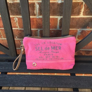 Bolsa con cremallera rosa MYRA BAG Bolsa Just Pink Bolsa de muñeca Bolsa con cremallera Cartera de mano