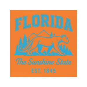 Florida Car Magnet | USA Pride Vehicle Decor | Home State Gift Souvenir | Unique Florida Souvenir