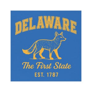 Delaware Car Magnet | USA Pride Vehicle Decor | Home State Gift Souvenir | Unique Delaware  Souvenir