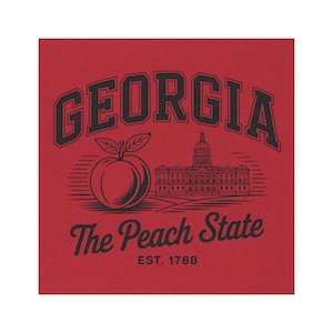 Georgia Car Magnet | USA Pride Vehicle Decor | Home State Gift Souvenir | Unique Georgia  Souvenir