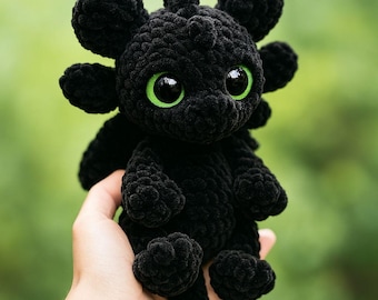 Dragon Crochet PDF Duo, Dragon Crochet Patterns Pdf, Crochet Pattern Dragon Amigurumi, Friendly Beginner