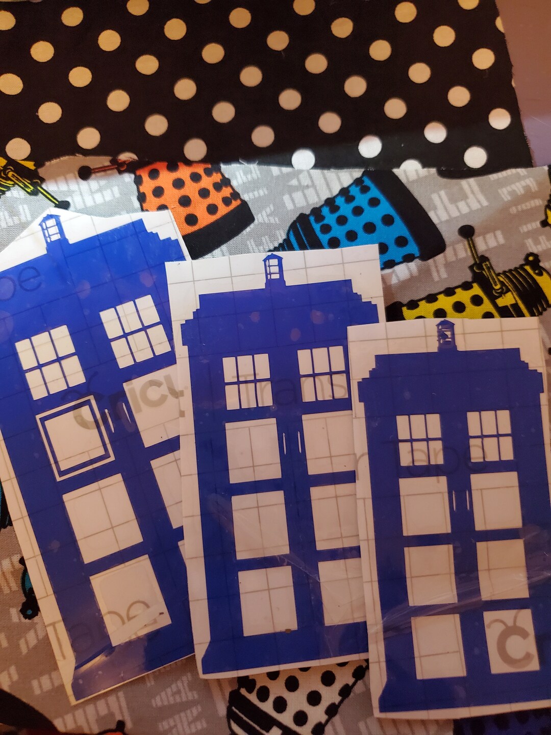 TARDIS Window Cling Laptop Vinyl Minnesota Made Car Sticker Doctor Who ...