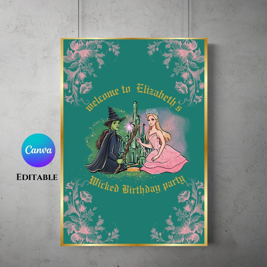 Wicked Wizard Happy Birthday Banner – 15 Panels + 2 End Pieces – Wizard-Themed Party Decorations - View #7