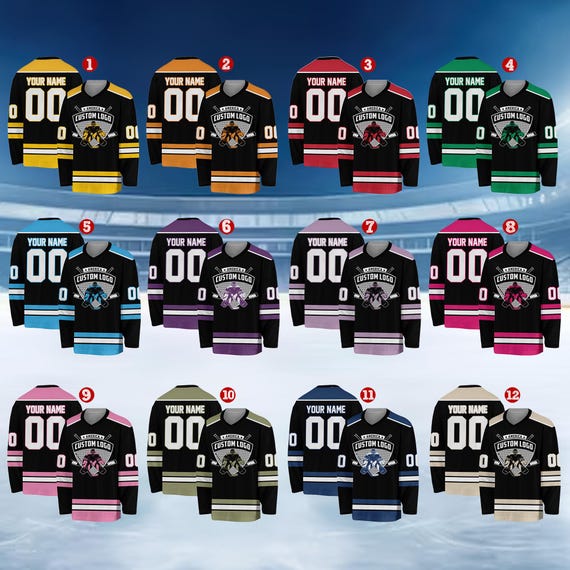 Sports Hockey Personalized Nhl Hockey Jerseys Customize Your Own