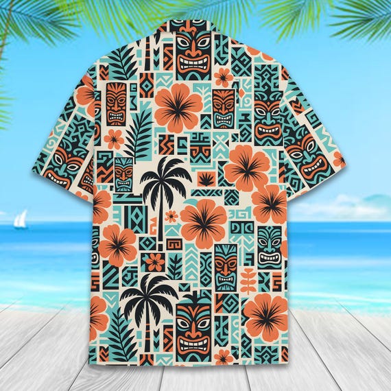 Chemise Hawaienne Femme Chemise D'été Hawaïenne à Manches Courtes Pour Homme - Infroissable - Boutonnée - Chemise De Plage - Coupe Ajustée Chemisette Homme