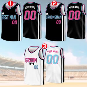 Custom Groom Groomsmen Basketball Jersey, Personalization Best Man Jersey, Basketball Jersey For Engagement, Wedding Jersey, Bachelor Party