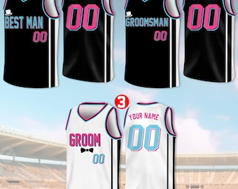 Custom Groom Groomsmen Basketball Jersey, Personalization Best Man Jersey, Basketball Jersey For Engagement, Wedding Jersey, Bachelor Party