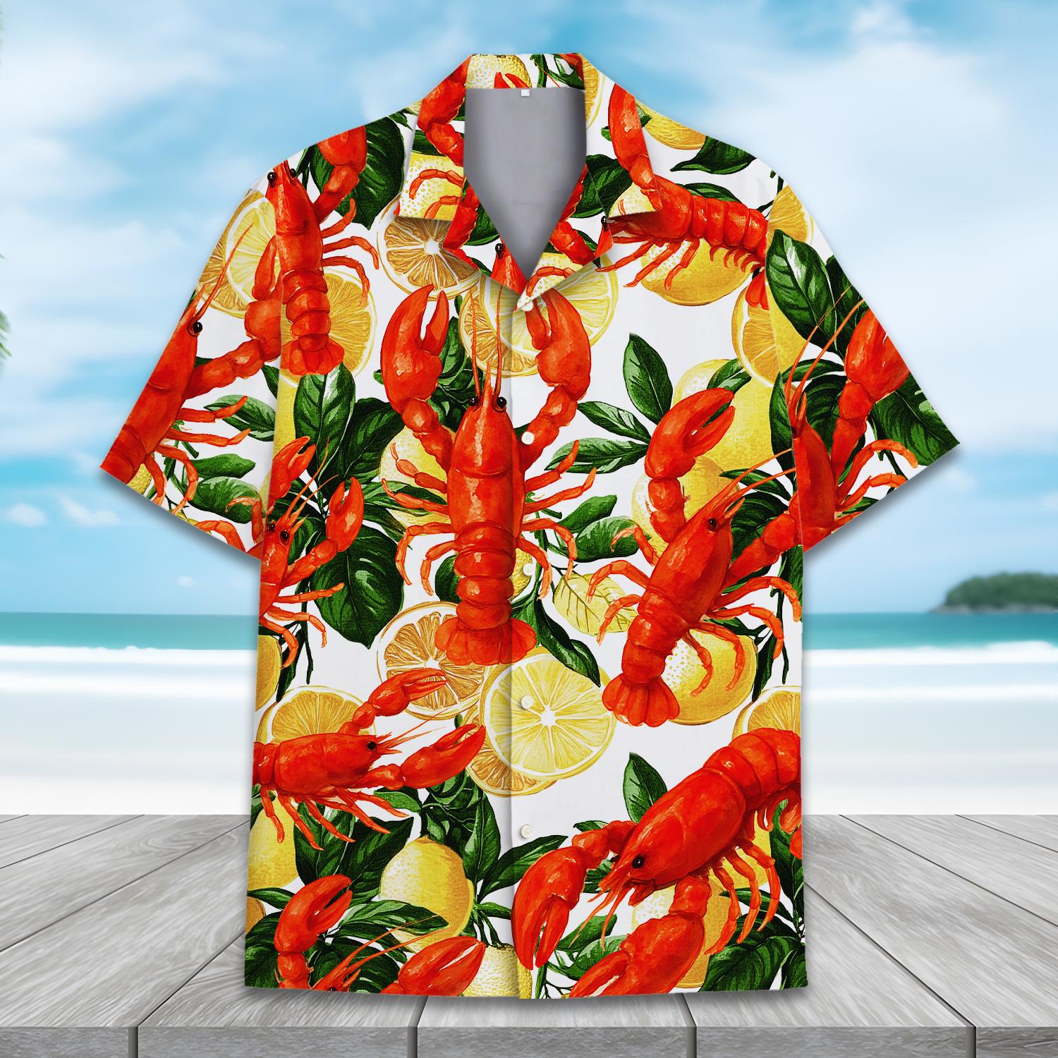 Chemise d'été à manches courtes rétro pour homme boutonnée avec motifs