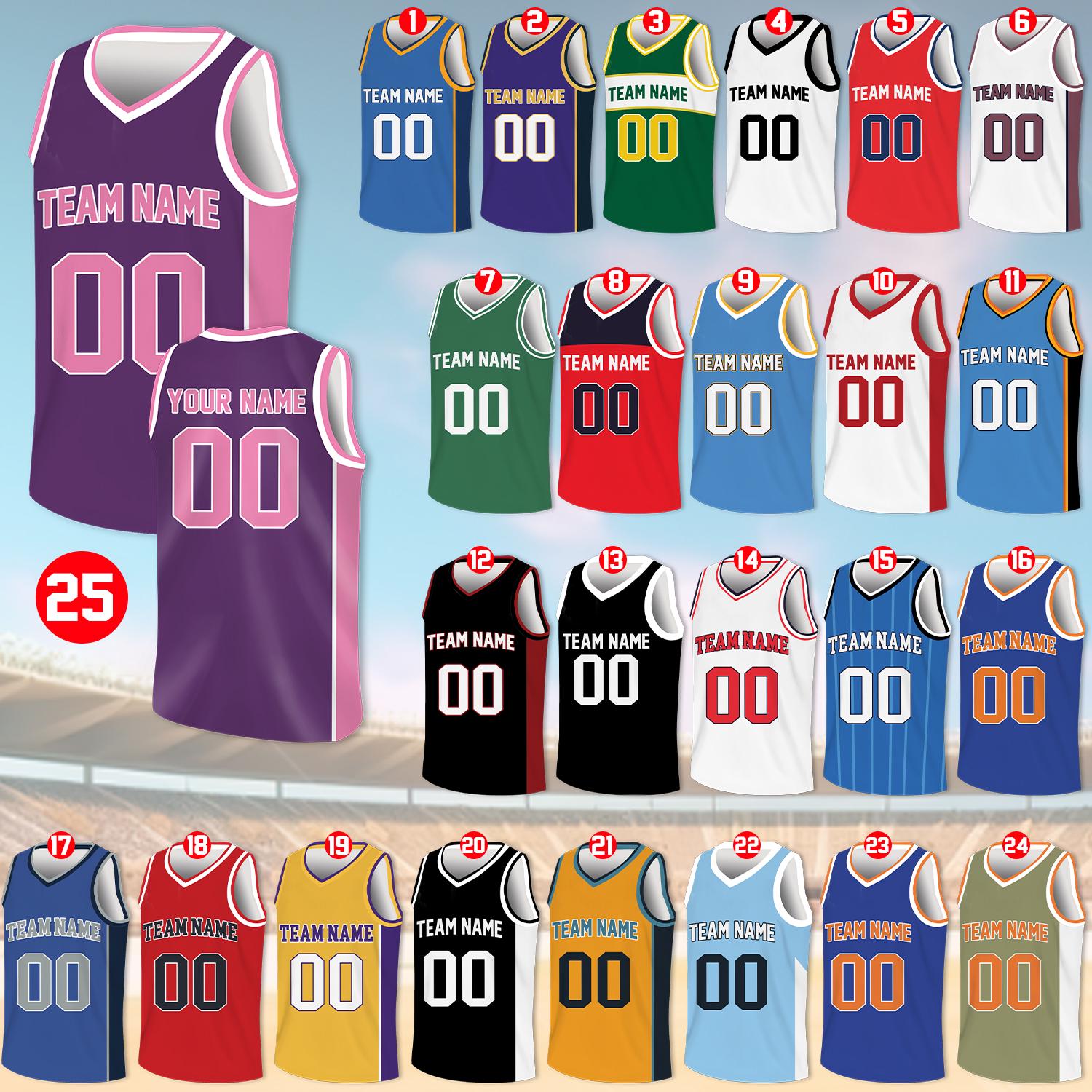 Custom Basketball Jerseys Youth & Adult Personalised Mesh Tank