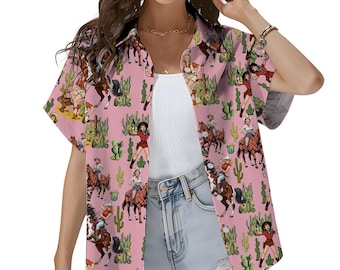 Camicia Hawaiana A Maniche Corte Abbottonata Da Uomo